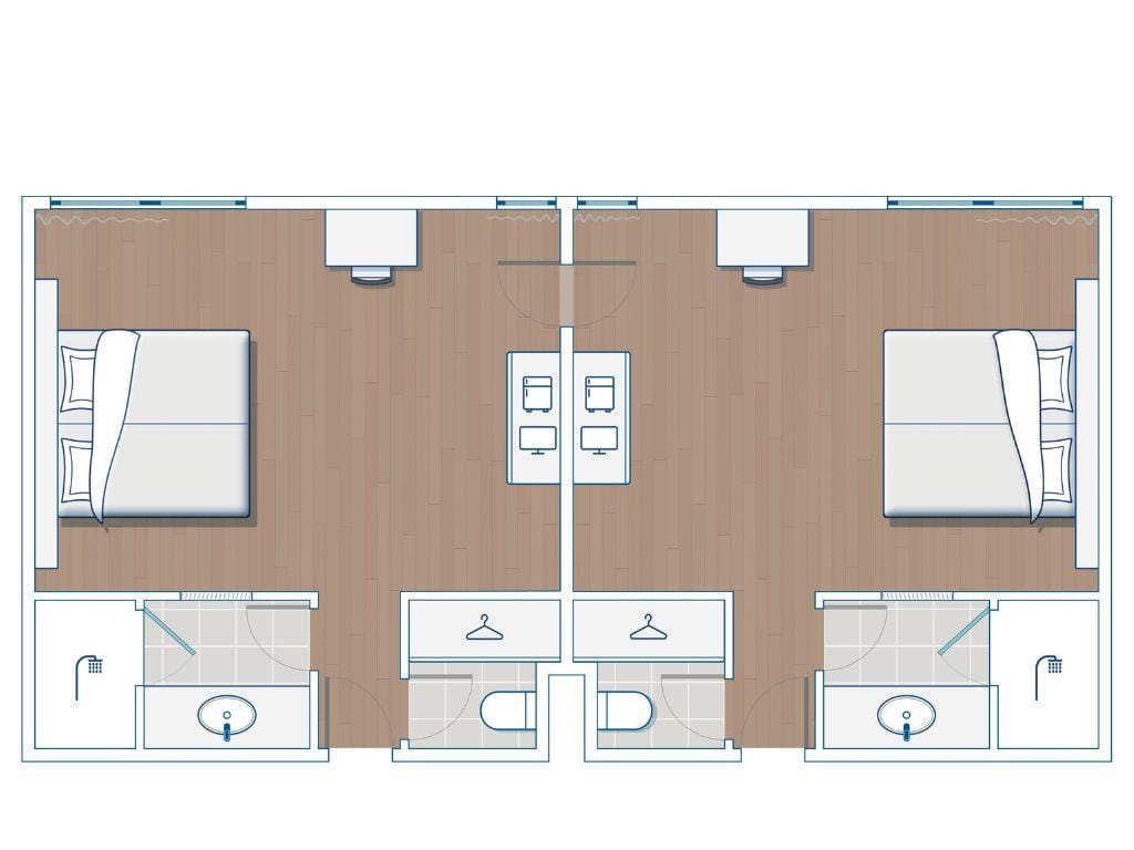 Club Med Cherating Rooms and Suites - Interconnecting Superior Seaside Rooms
