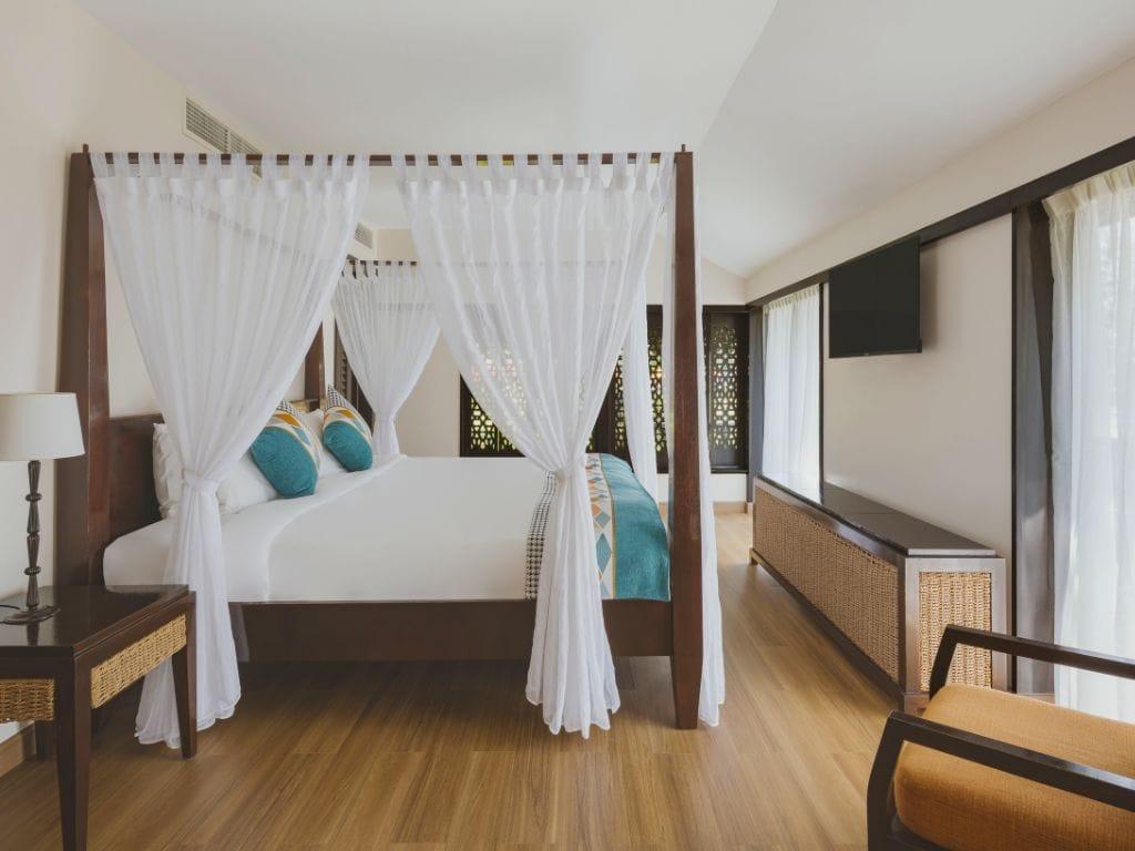 Premium Suite Seaside Terrace bedroom view at Club Med Cherating resort