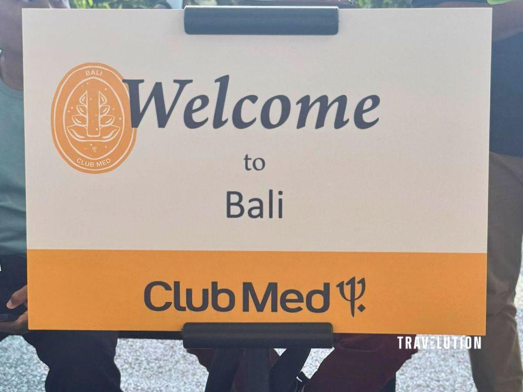 Club Med Bali Arrival Guide - Airport Sign